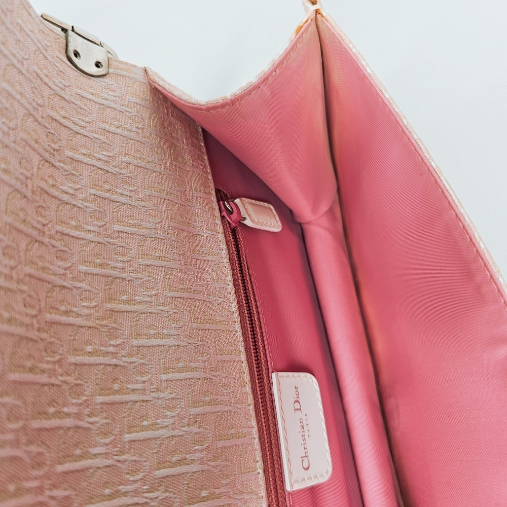 Christian Dior Extremely Rare Pink Trotter Shoulder Bag - Picture 17 of 17